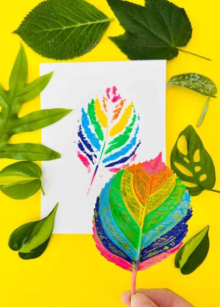 Leaf Imprint Rangoli
