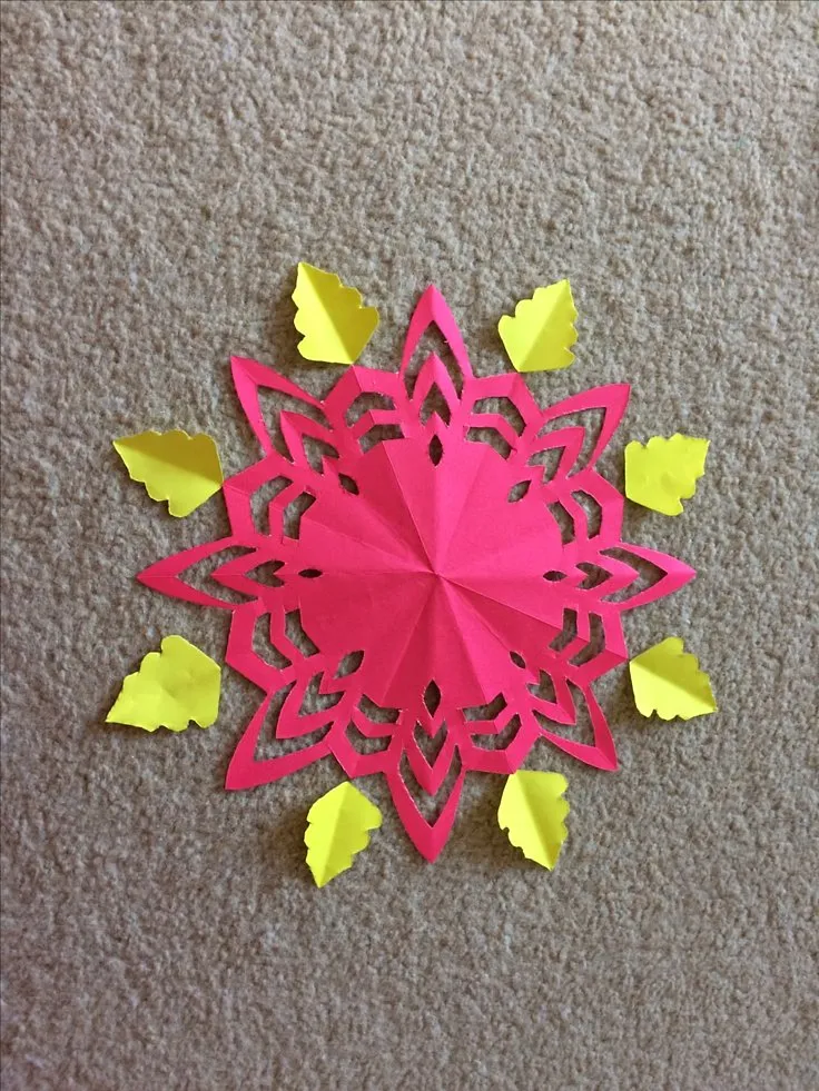Paper Cut-Out Rangoli