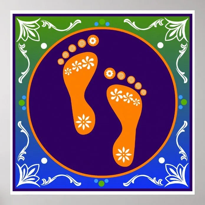 Footprint Rangoli