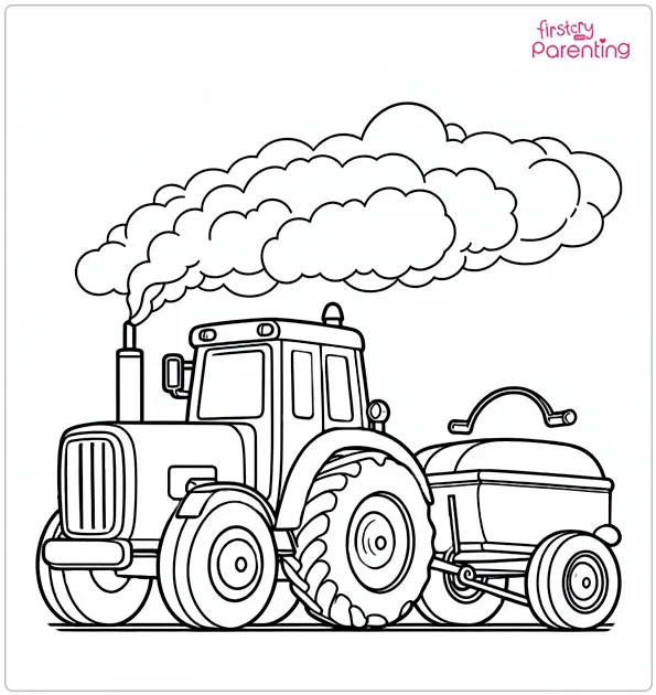 25 Tractor Coloring Pages - Free Printable, Sheets and Images for Kids