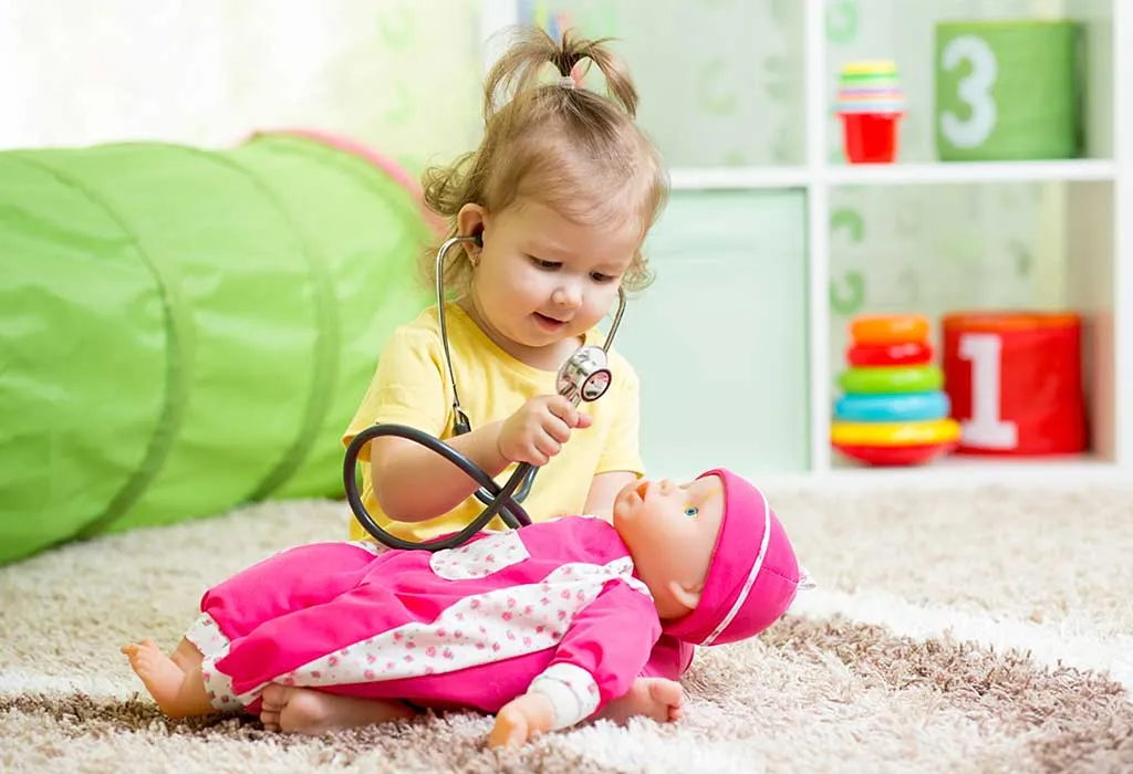 Pretend Play With Dolls or Stuffed Animals