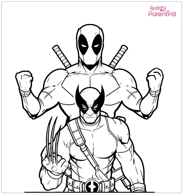 wolverine coloring page