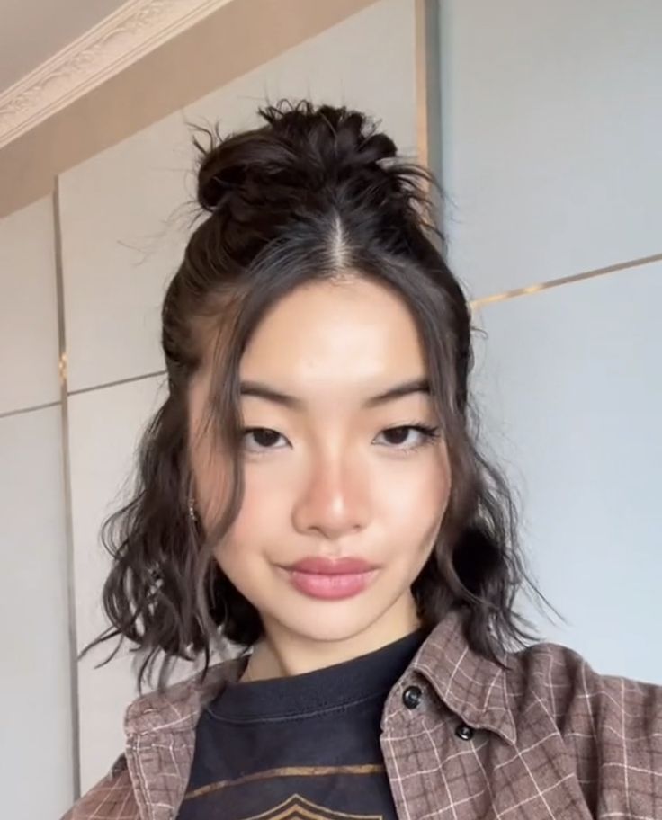 Half Up Half Down Bun