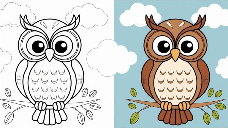 Owl Coloring Pages - Free Printable Pages For Kids