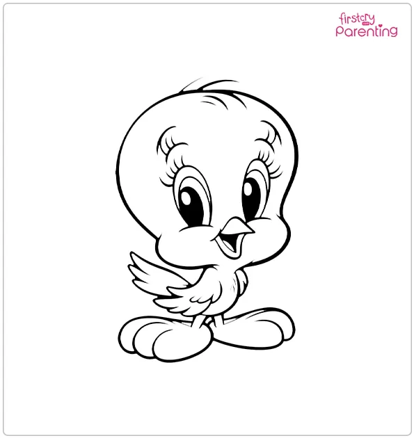Tweety Bird Coloring Page