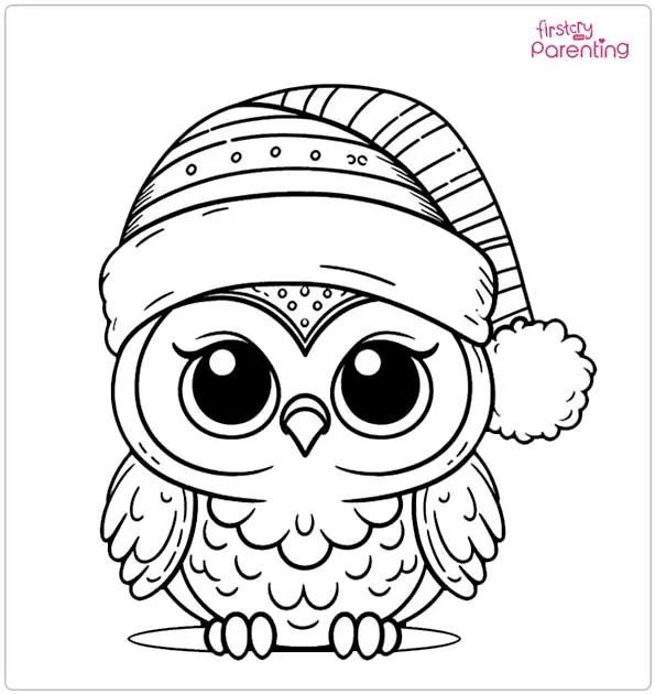 owl coloring page