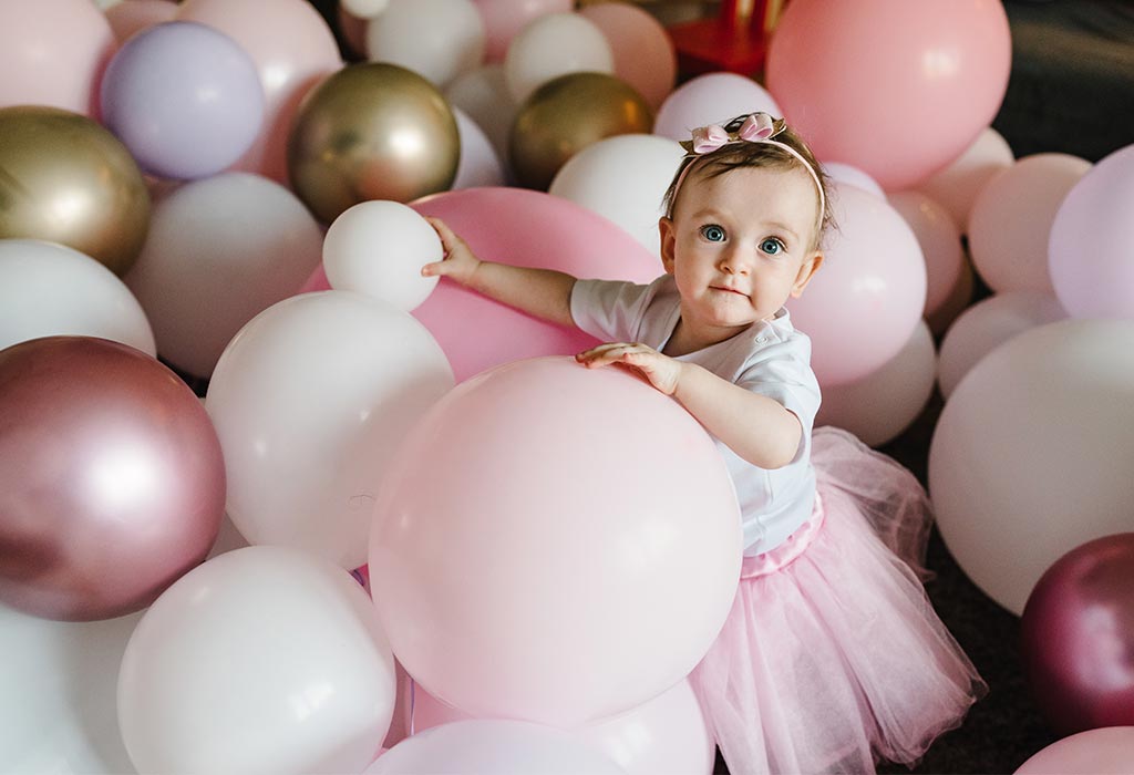 1st Birthday Photoshoot Ideas - Balloon Wonderland