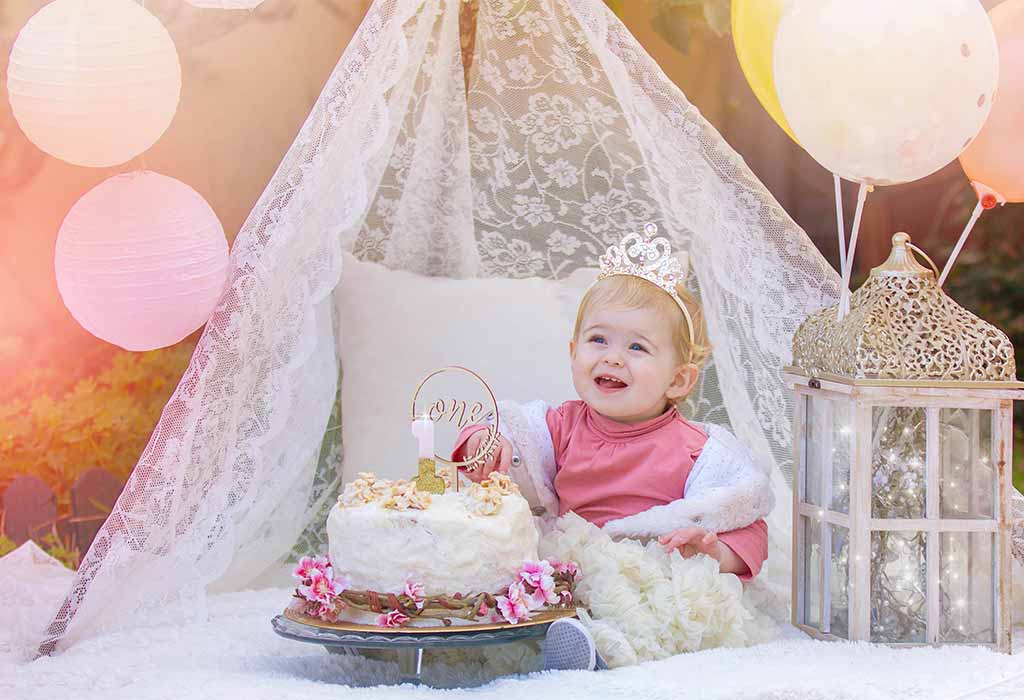 1st Birthday Photoshoot Ideas - Fairytale Princess