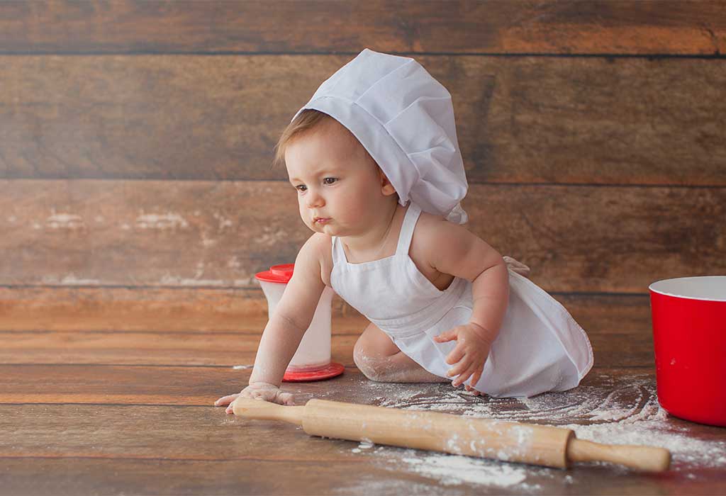 1st Birthday Photoshoot Ideas - Mini Chef