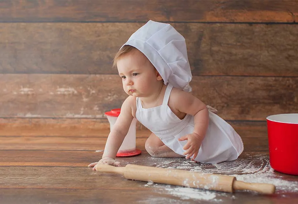 1st Birthday Photoshoot Ideas - Mini Chef