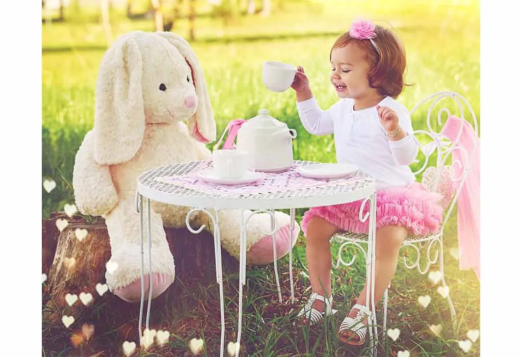 1st Birthday Photoshoot Ideas - Tea Party