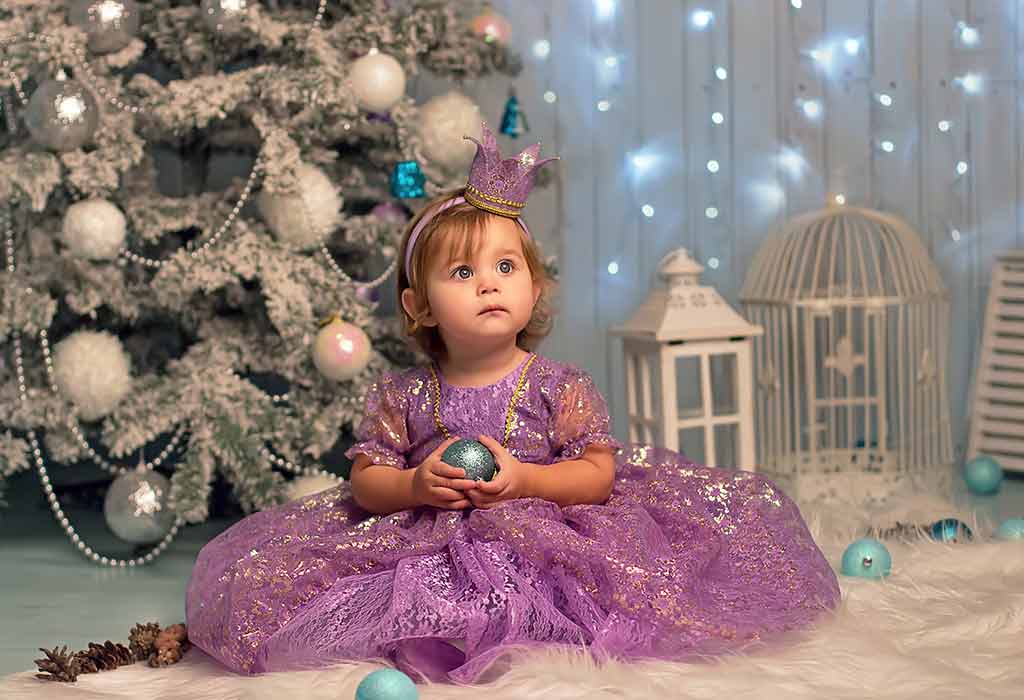 1st Birthday Photoshoot Ideas - Winter Wonderland
