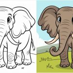 Elephant Coloring Pages - Free Printable Pages For Kids