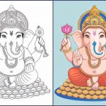 Lord Ganesha Coloring Pages - Free Printable Pages For Kids