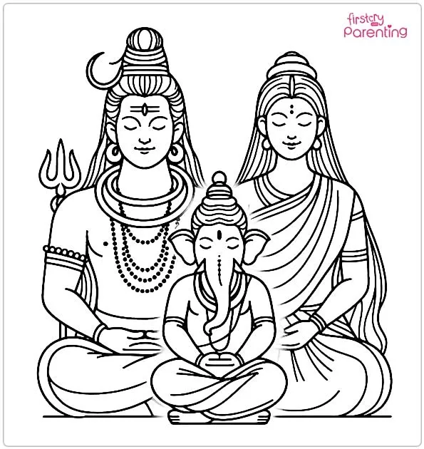 ganesha coloring pages