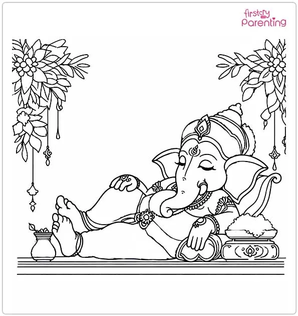 ganesha coloring pages