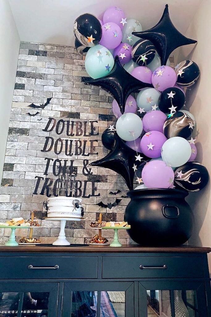 Double Trouble theme twin birthday party