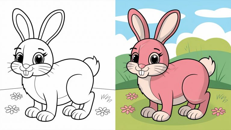 Rabbit Coloring Pages - Free Printable Pages For Kids