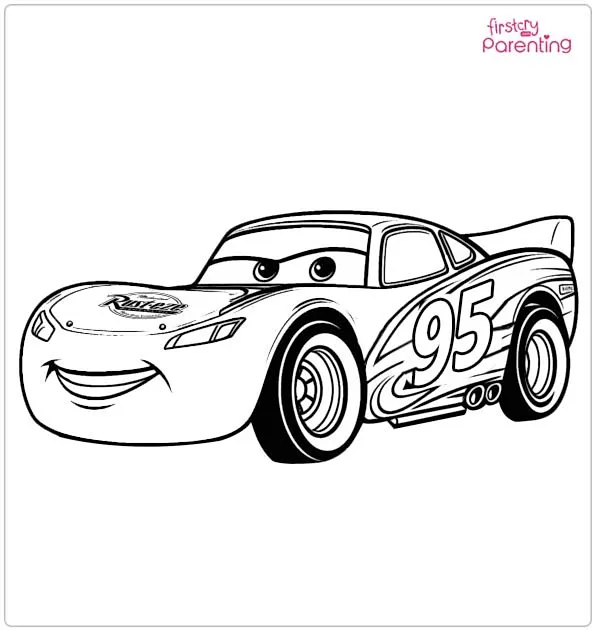 cars mcqueen coloring page