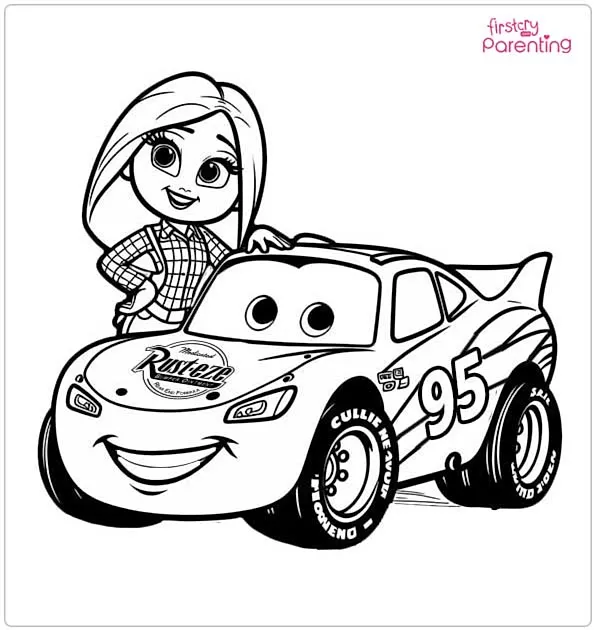 disney cars coloring page