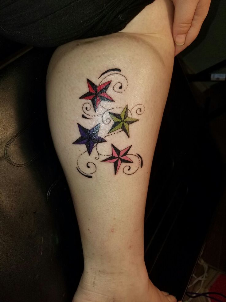 Matching Star Tattoos