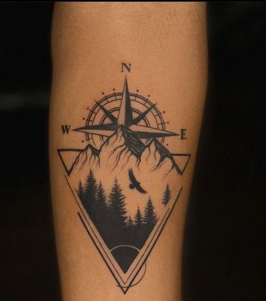 Mountains and Compass