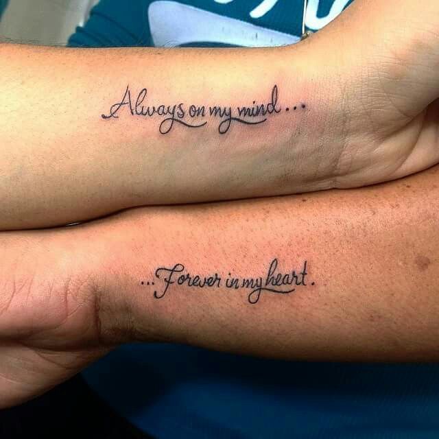 Mother-Daughter Quote Tattoos
