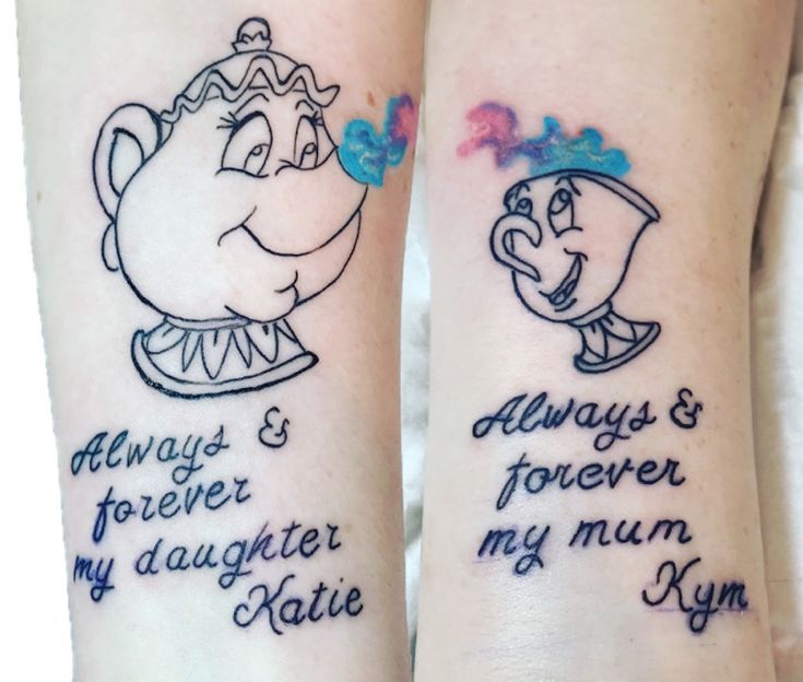 mother daughter disney Tattoo