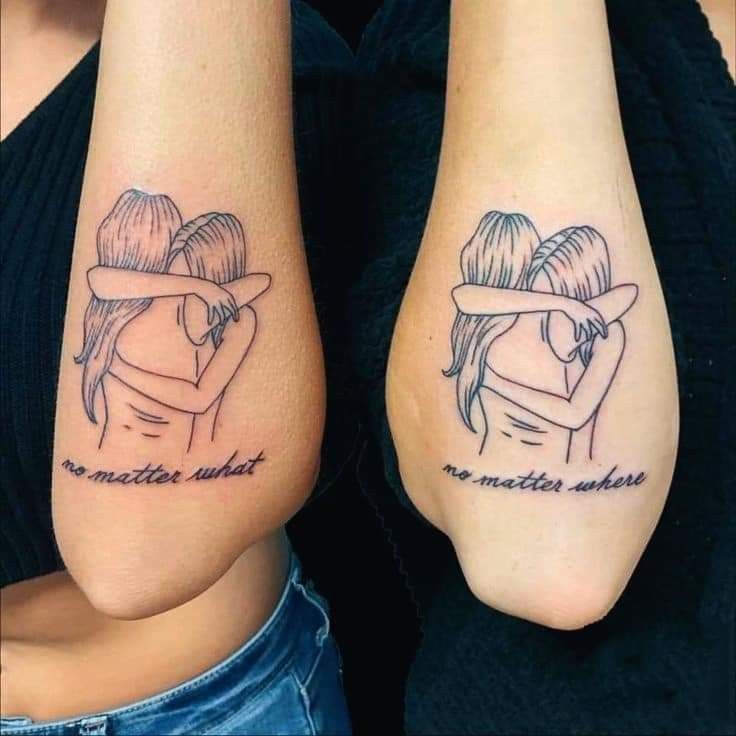 Mother-Daughter Symbol Tattoos
