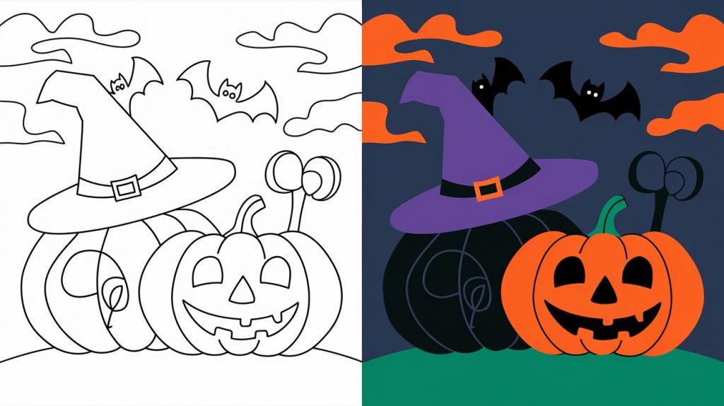 Halloween Coloring Pages Free Printable Sheets For Kids