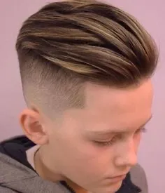 Slicked-Back Hairstyle