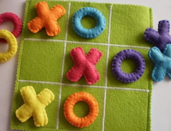 Felt Tic-Tac-Toe Game