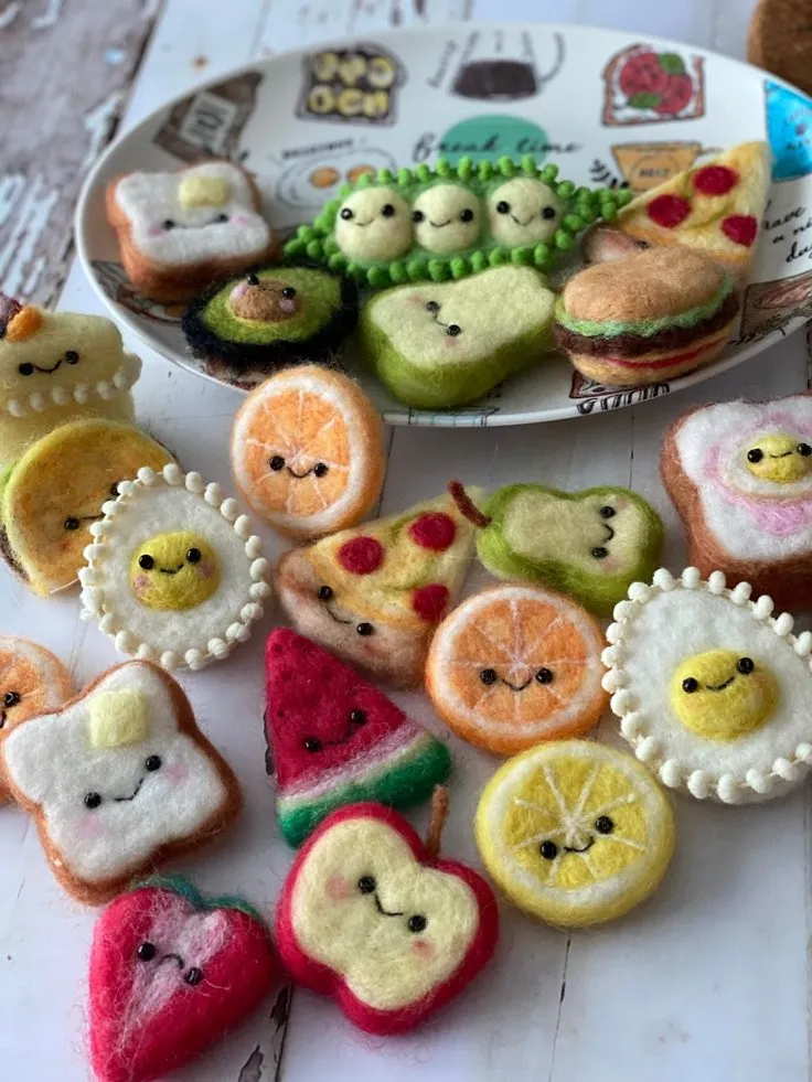Felt Fruit Magnets