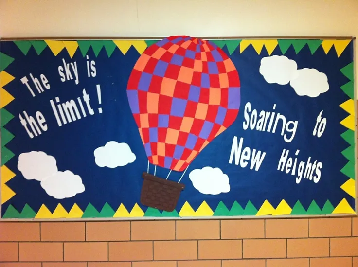 Hot Air Balloon Bulletin Board Hot Air Balloon Bulletin Board