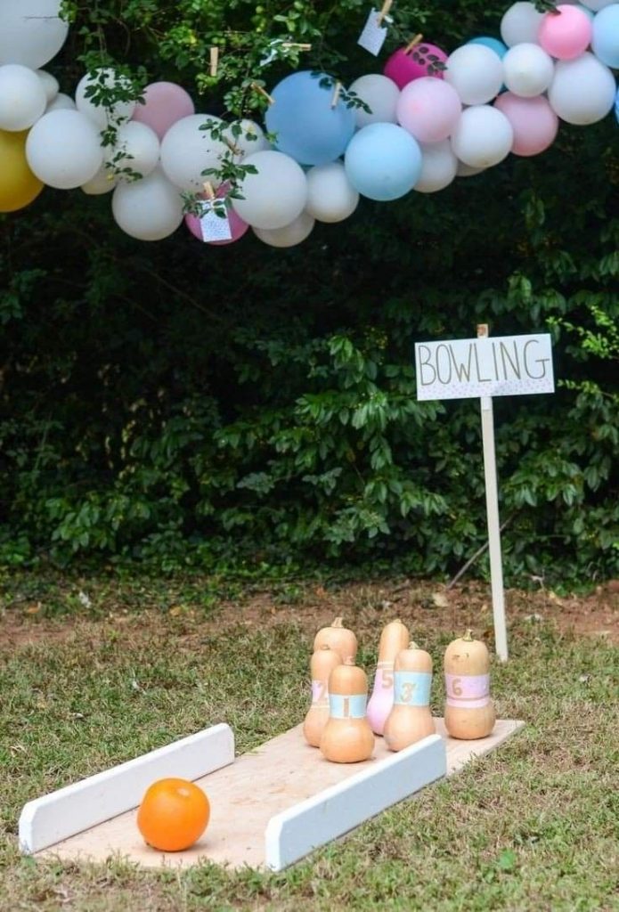 pumpkin bowling