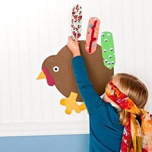 Pin the Feather on the Turkey