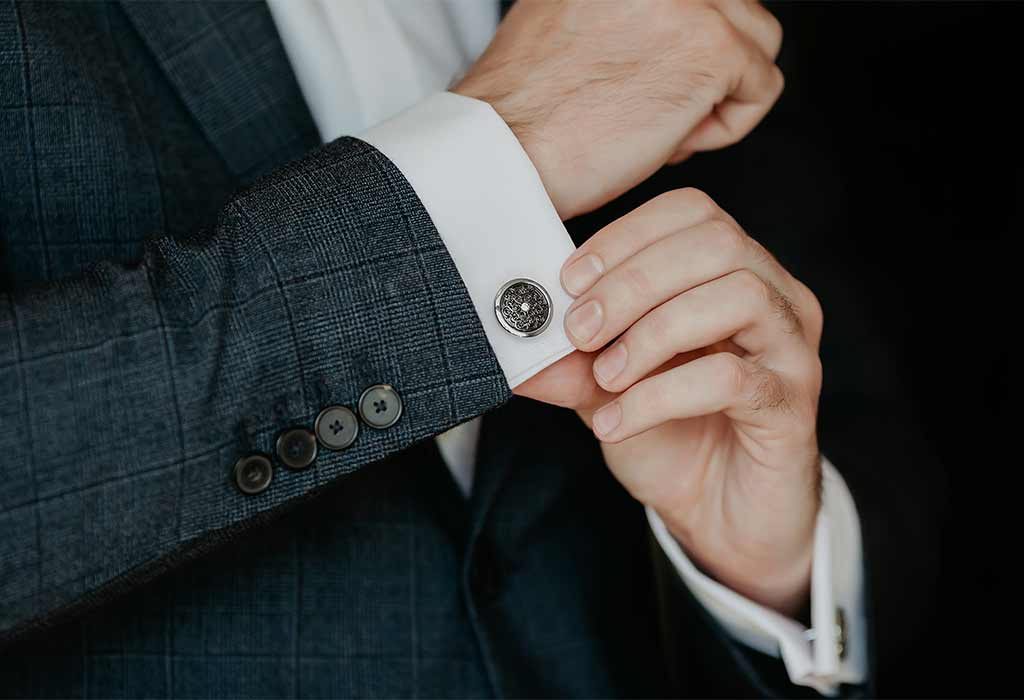 3rd Anniversary Gift Ideas - Personalized Cufflinks