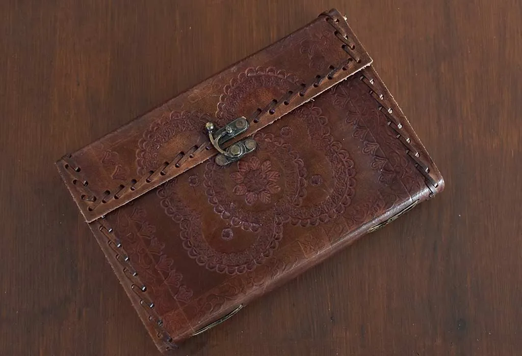 3rd Anniversary Gift Ideas - Customized Leather Journal