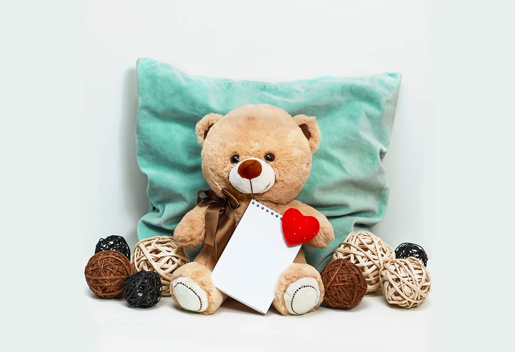 Teddy Bear With a Note