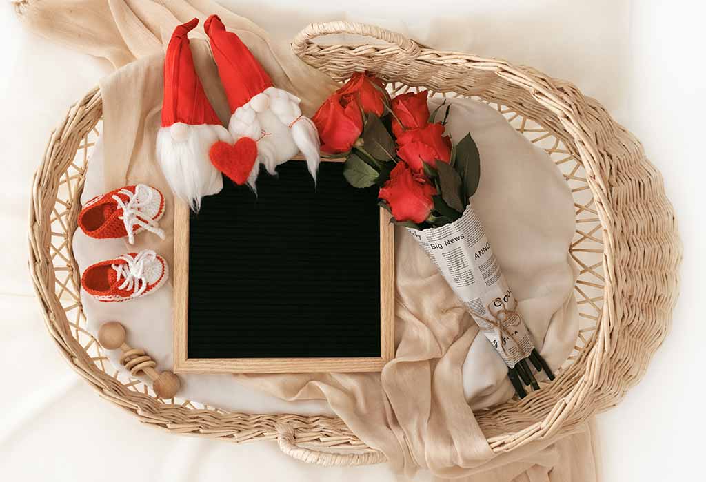 Baby-Themed Valentine's Gift Basket