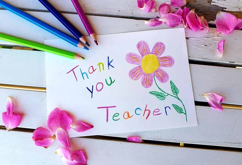 Thank You Notes or Messages to Preschool/Kindergarten Teachers From Parents