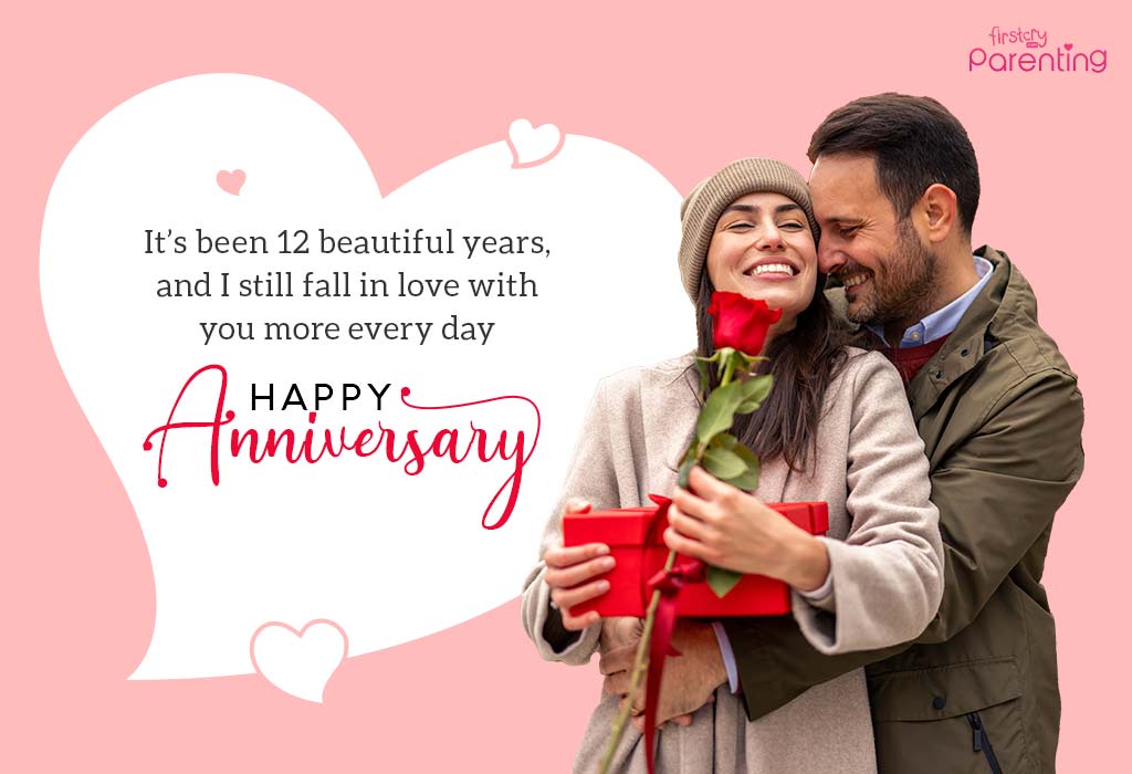 12th Anniversary Wishes & Messages for Husband