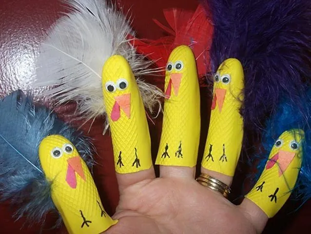 Rubber Gloves for Finger Puppets
