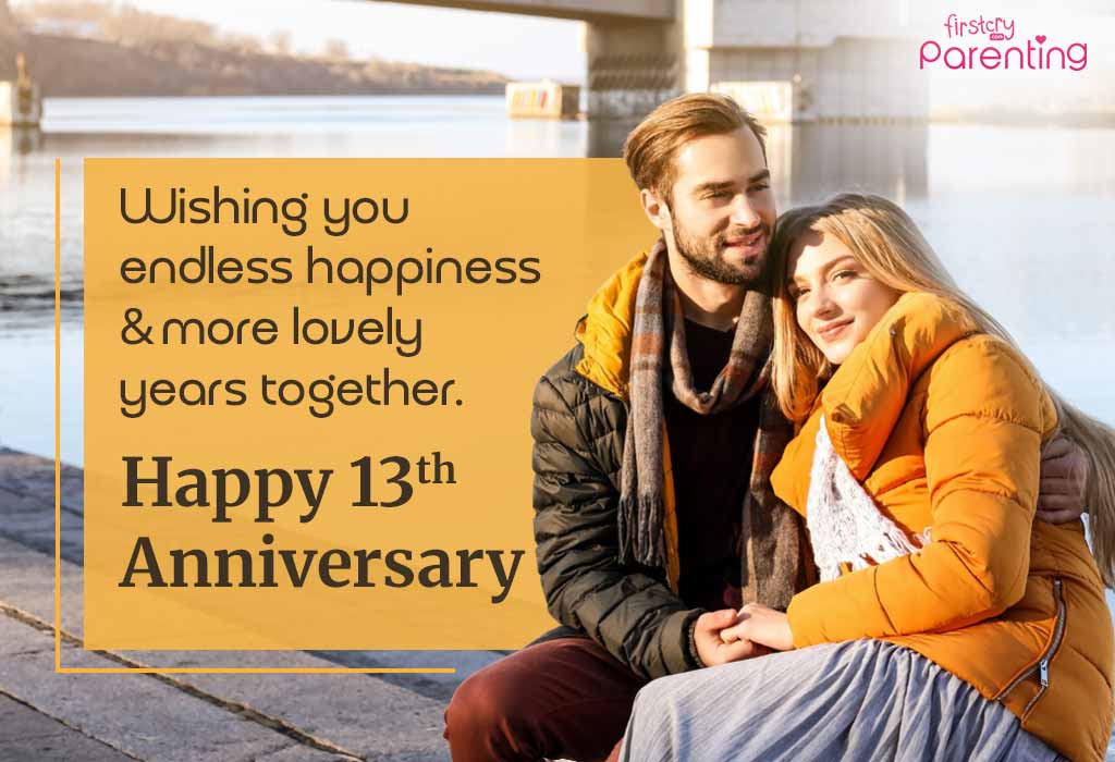Happy 13th Anniversary Wishes for Your Loved Ones