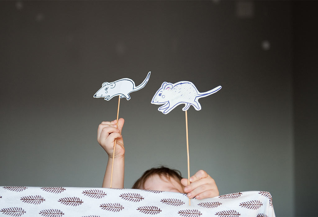 Using Animal Pictures as Stick Puppets