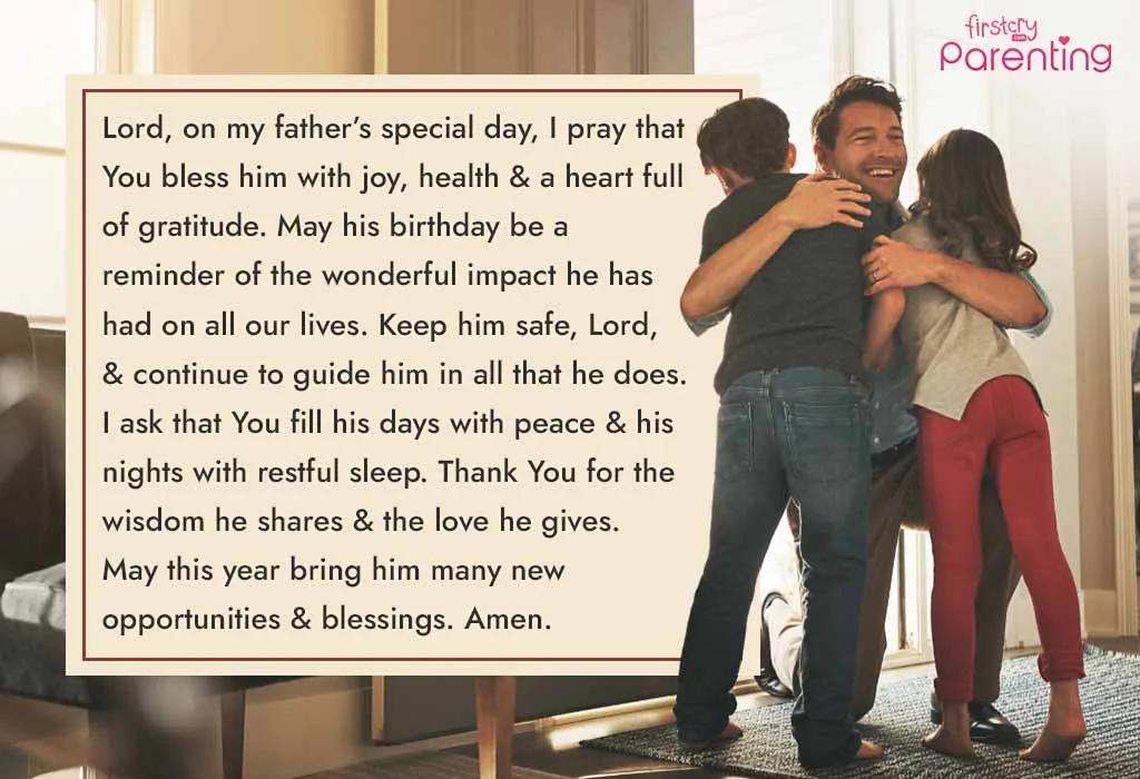 Heartfelt Birthday Prayers for Dad