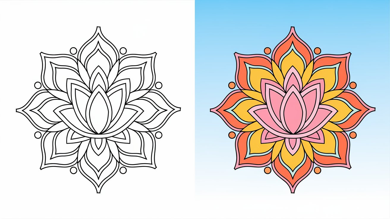 Rangoli Coloring Pages – Free Printable Pages For Kids