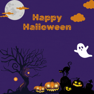 happy halloween animated gif