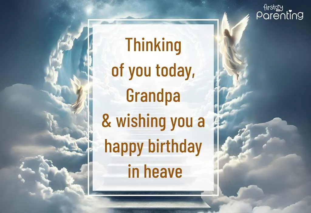 Birthday Wishes for Grandpa in Heaven
