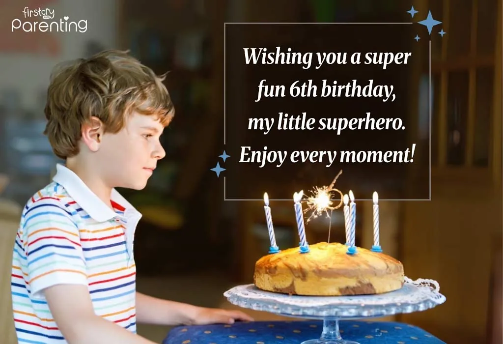 6th Birthday Wishes & Messages for Nephew
